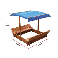 Thumbnail for Kids Wooden Toy Sandpit with Canopy