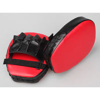 Thumbnail for 2 x Thai Boxing Punch Focus Gloves Kit Training Red & Black