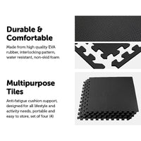 Thumbnail for 4 Tiles EVA Fitness Home Gym Interlocking Floor Puzzle Mat