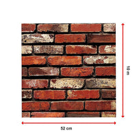 Thumbnail for 10m 3D Red Brick Print Theme Wallpaper