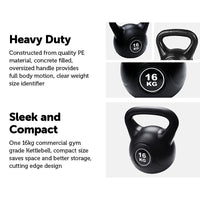 Thumbnail for Kettle Bell 16KG Training Weight Fitness Gym Kettlebell