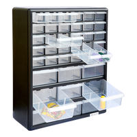 Thumbnail for Storage Cabinet Drawers 39 Plastic Tool Box Containers Organiser Cupboard