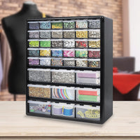 Thumbnail for Storage Cabinet Drawers 39 Plastic Tool Box Containers Organiser Cupboard