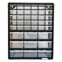 Thumbnail for Storage Cabinet Drawers 39 Plastic Tool Box Containers Organiser Cupboard