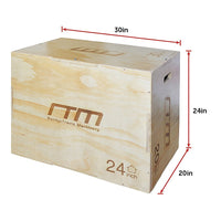 Thumbnail for 3 IN 1 Wood Plyo Games Plyometric Jump Box