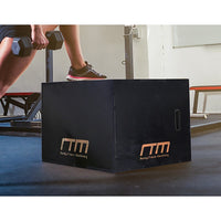 Thumbnail for 3 IN 1 Black Wood Plyo Games Plyometric Jump Box