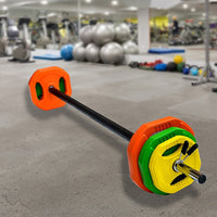 Thumbnail for 20kg Standard Rubber Coloured Barbell