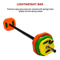 Thumbnail for 20kg Standard Rubber Coloured Barbell