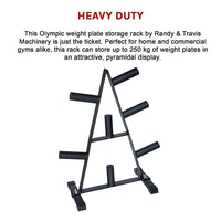 Thumbnail for Olympic Weight Plate Storage Rack 250kg Capacity