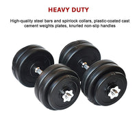 Thumbnail for 30KG Dumbbell Adjustable Weight Set