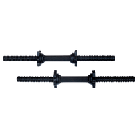 Thumbnail for 45cm - 1 Pair Dumbbell Bar 25mm Diameter - PVC Coated Dumbell Handle