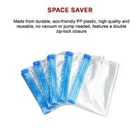 Thumbnail for Travel Space Saver Saving Hand Roll Up Roller Seal No Vacuum Storage Bag x20