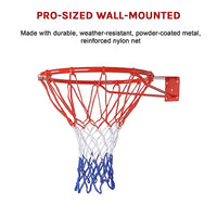 Thumbnail for Pro Size Wall Mounted Basketball Hoop Ring Goal Net Rim Dunk Shooting Outdoor