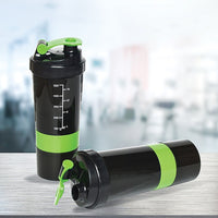 Thumbnail for 2x Protein Gym Shaker Premium 3 in 1 Smart Style Blender Mixer Cup Bottle Spider