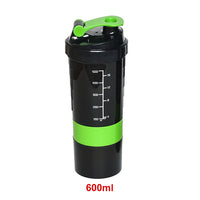 Thumbnail for 2x Protein Gym Shaker Premium 3 in 1 Smart Style Blender Mixer Cup Bottle Spider