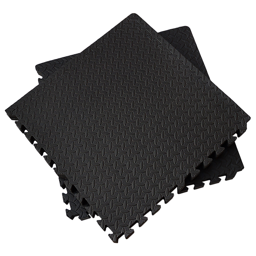 12 Tiles EVA Rubber Foam Gym Mat 60cm x 60cm 2.5cm Fitness Flooring