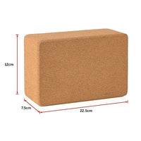 Thumbnail for 2x ECO-Friendly Cork Yoga Block Organic Yoga Prop Accessory Exercise Brick