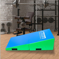 Thumbnail for 120x60x35cm Foldable Soft Incline Gymnastics Mat Wedge Yoga Gym Balance Training