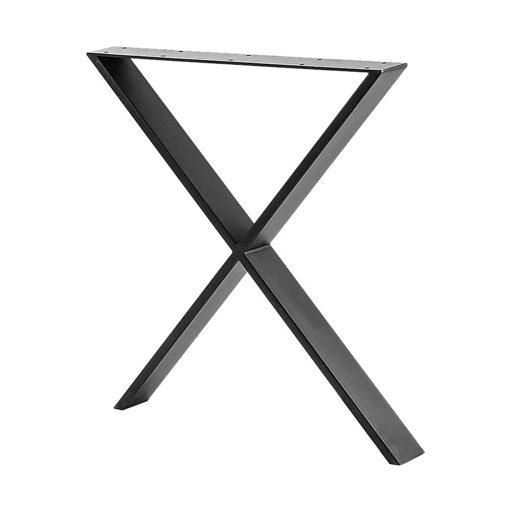 X Shaped Table Bench Desk Legs Retro Industrial Design Fully Welded