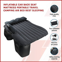 Thumbnail for Inflatable Car Back Seat Mattress Portable Travel Camping Air Bed Rest Sleeping