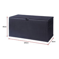 Thumbnail for Patio Deck Box Outdoor Storage Plastic Bench Box 450 Litre