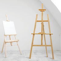 Thumbnail for Pine Wood Easel Artist Art Display Painting Shop Tripod Stand Wedding