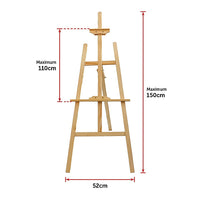 Thumbnail for Pine Wood Easel Artist Art Display Painting Shop Tripod Stand Wedding