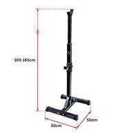 Thumbnail for Pair of Adjustable Squat Rack Sturdy Steel Barbell Bench Press Stands GYM/HOME