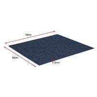 Thumbnail for 5m2 Box of Premium Carpet Tiles Commercial Domestic Office Heavy Use Flooring Blue