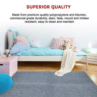 Thumbnail for 5m2 Box of Premium Carpet Tiles Commercial Domestic Office Heavy Use Flooring Grey