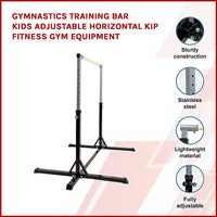 Thumbnail for Gymnastics Training Bar Kids Adjustable Horizontal Kip Fitness Gym Equipment