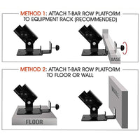 Thumbnail for T Bar Row Landmine Platform 360-degree Swivel Fits 1