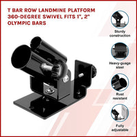 Thumbnail for T Bar Row Landmine Platform 360-degree Swivel Fits 1