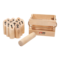 Thumbnail for Number Toss Wooden Set Outdoor Games with Carry Case