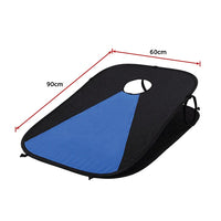 Thumbnail for Collapsible Portable Corn Hole Boards With 8 Cornhole Bean Bags, Carry Case