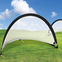 Thumbnail for Pair of Soccer Football Goals 180cm Pop Up Portable Quick Set Up