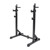 Thumbnail for Commercial Squat Rack Adjustable Pair Fitness Exercise Weight Lifting Gym Barbell Stand