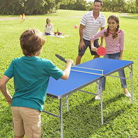 Thumbnail for 152cm Portable Tennis Table, Folding Ping Pong Table Game Set