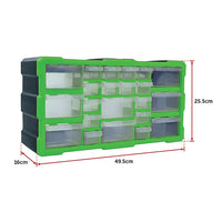 Thumbnail for 22 Multi Drawer Parts Storage Cabinet Unit Organiser Home Garage Tool Box