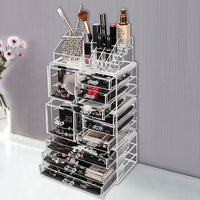 Thumbnail for 11 Drawers Clear Acrylic Tower Organiser Cosmetic jewellery Luxury Storage Cabinet