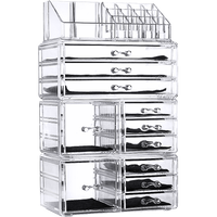 Thumbnail for 11 Drawers Clear Acrylic Tower Organiser Cosmetic jewellery Luxury Storage Cabinet