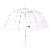 Thumbnail for 5x Clear Transparent Rain Walking Umbrella Parasol PVC Dome Wedding Party Favour