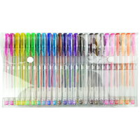 Thumbnail for Glitter Gel Pens (100 pack) with 2.5X More Ink - Craft, Kids & Adult Colouring