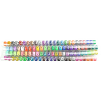 Thumbnail for Glitter Gel Pens (100 pack) with 2.5X More Ink - Craft, Kids & Adult Colouring