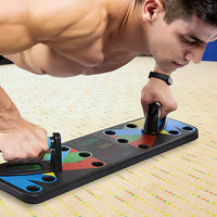 Thumbnail for 9 in 1 Push Up Board Yoga Bands Fitness Workout Train Gym Exercise Pushup Stand