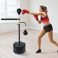 Thumbnail for Free Standing Punching Bag Speedball Boxing Reflex Training Target Dummy Gym