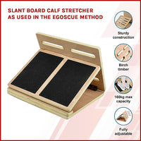 Thumbnail for Slant Board Calf Stretcher as used in the Egoscue Method