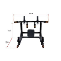 Thumbnail for Heavy Duty Wall Mounted Power Station - Knee Raise - Pull Up - Chin Up -Dips Bar