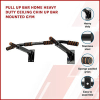 Thumbnail for Pull Up Bar Home Heavy Duty Ceiling Chin Up Bar Mounted Gym