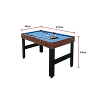 Thumbnail for 4FT 3-in-1 Games Foosball Soccer Hockey Pool Table